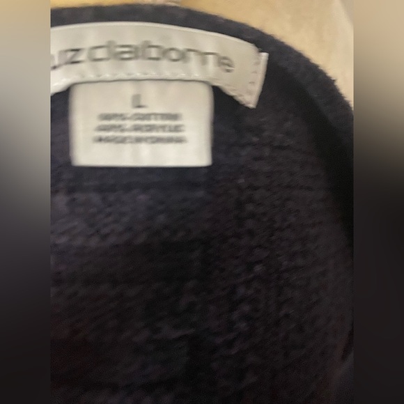 Navy Liz Claiborne Sweater - Picture 2 of 3